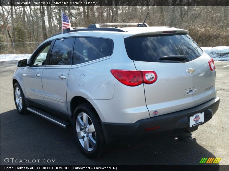 Silver Ice Metallic / Ebony 2012 Chevrolet Traverse LT