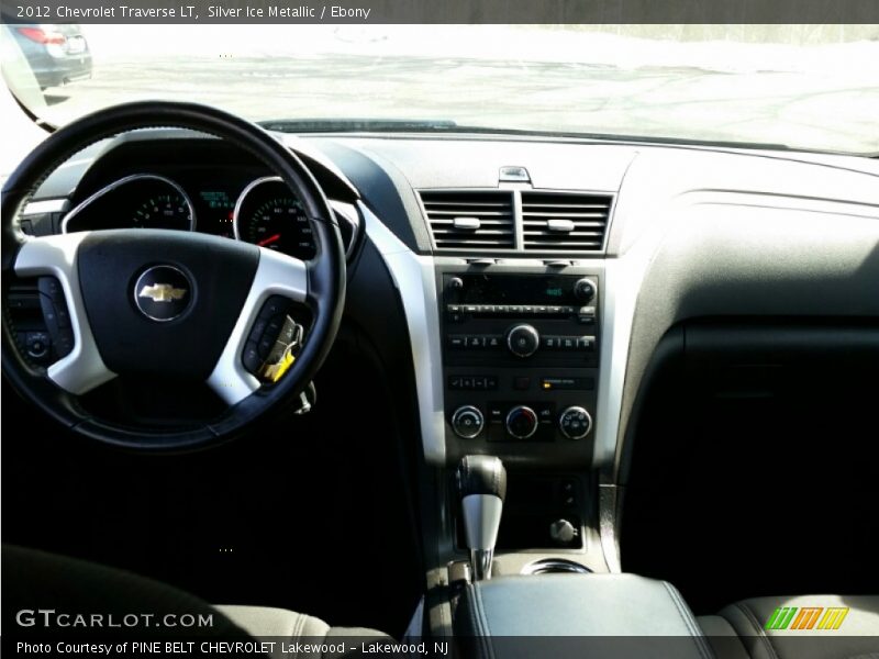 Silver Ice Metallic / Ebony 2012 Chevrolet Traverse LT