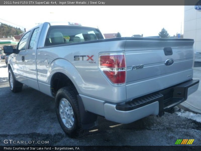 Ingot Silver Metallic / Steel Gray 2011 Ford F150 STX SuperCab 4x4