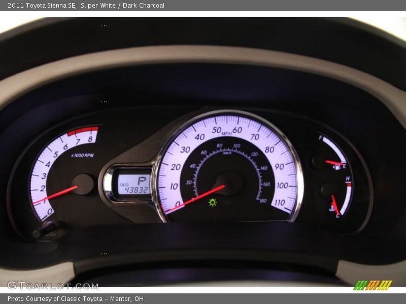  2011 Sienna SE SE Gauges