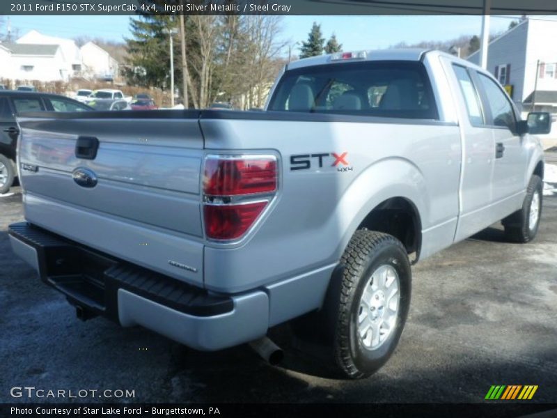 Ingot Silver Metallic / Steel Gray 2011 Ford F150 STX SuperCab 4x4