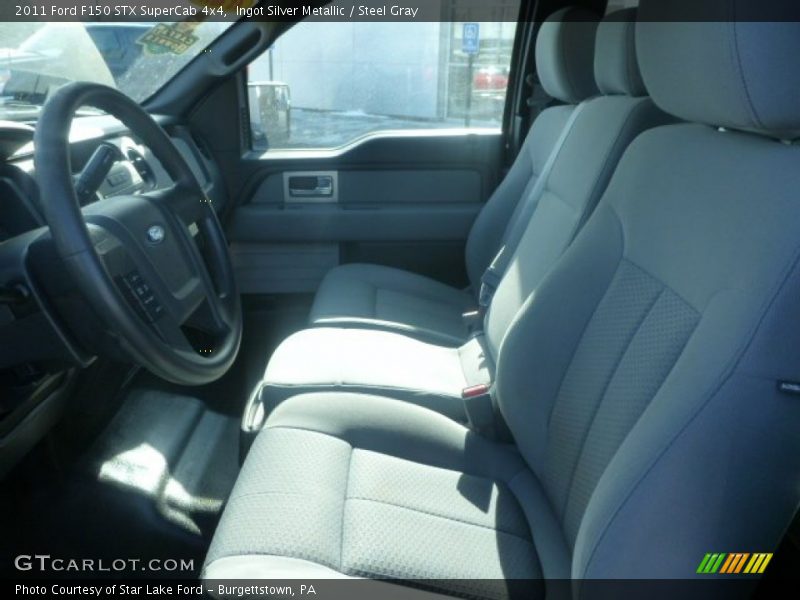 Ingot Silver Metallic / Steel Gray 2011 Ford F150 STX SuperCab 4x4