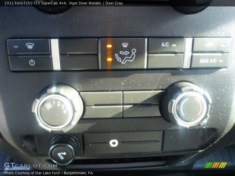 Ingot Silver Metallic / Steel Gray 2011 Ford F150 STX SuperCab 4x4