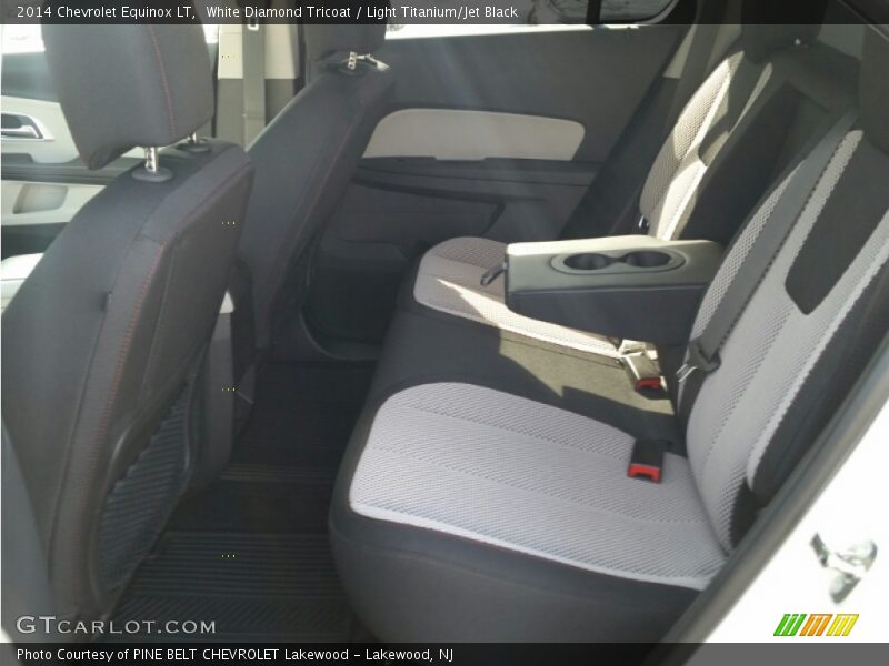 White Diamond Tricoat / Light Titanium/Jet Black 2014 Chevrolet Equinox LT