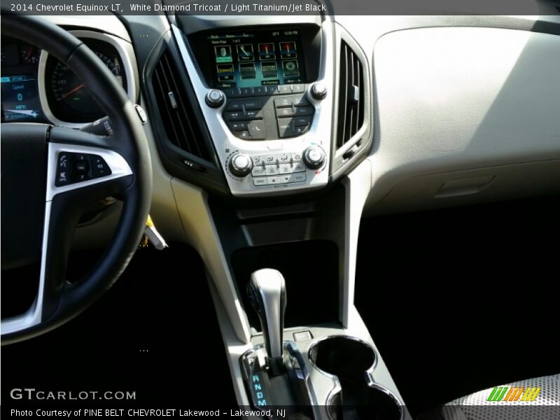 White Diamond Tricoat / Light Titanium/Jet Black 2014 Chevrolet Equinox LT