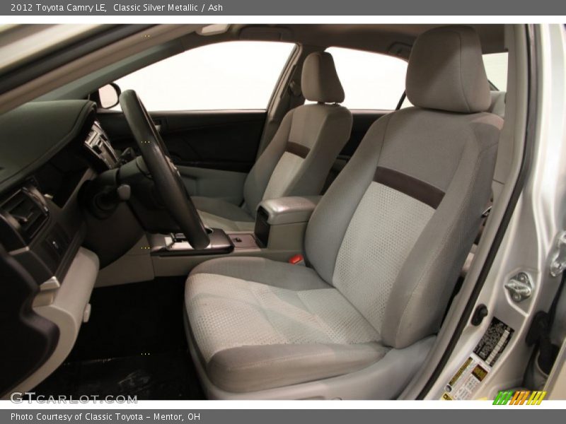  2012 Camry LE Ash Interior