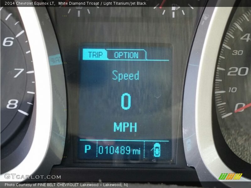 White Diamond Tricoat / Light Titanium/Jet Black 2014 Chevrolet Equinox LT