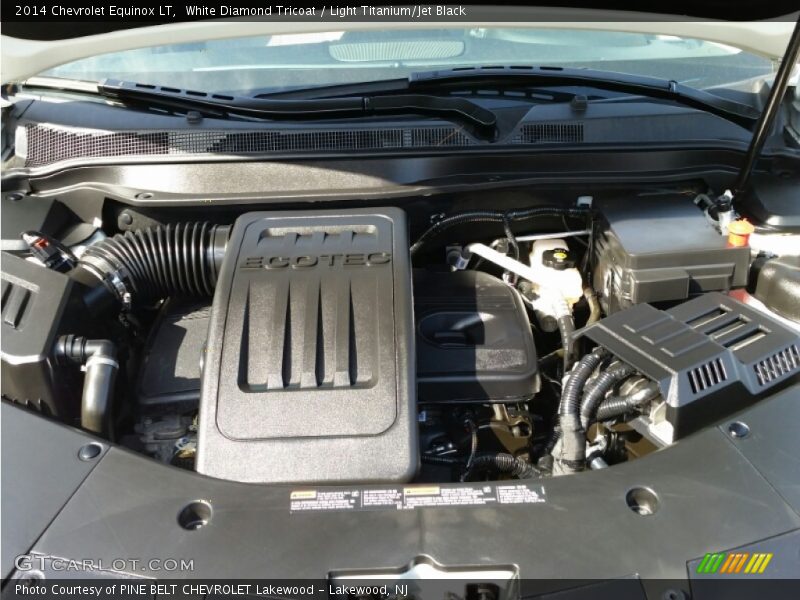 White Diamond Tricoat / Light Titanium/Jet Black 2014 Chevrolet Equinox LT