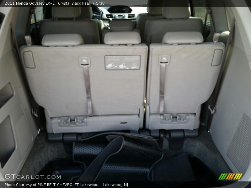 Crystal Black Pearl / Gray 2011 Honda Odyssey EX-L