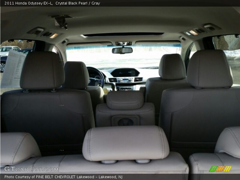 Crystal Black Pearl / Gray 2011 Honda Odyssey EX-L