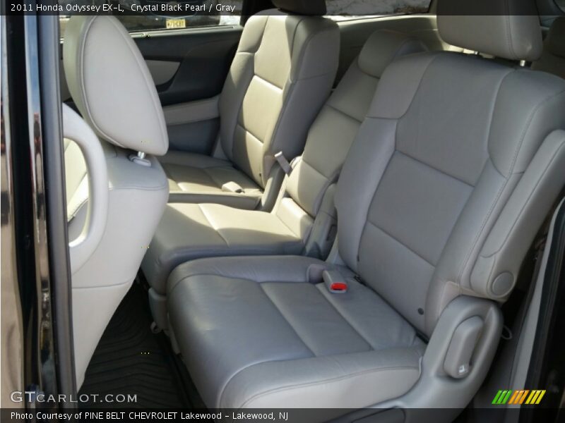 Crystal Black Pearl / Gray 2011 Honda Odyssey EX-L