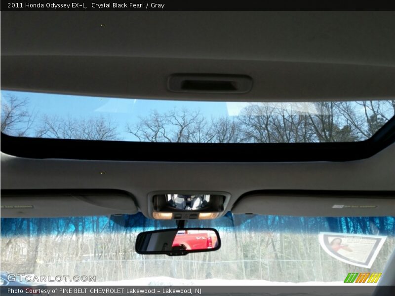 Crystal Black Pearl / Gray 2011 Honda Odyssey EX-L
