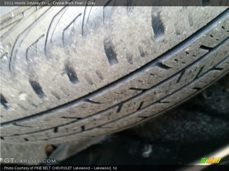 Crystal Black Pearl / Gray 2011 Honda Odyssey EX-L