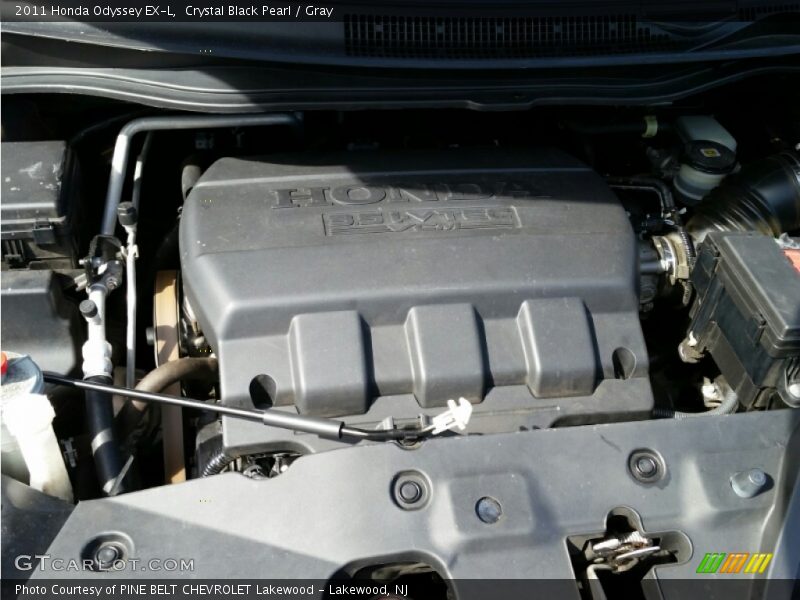 Crystal Black Pearl / Gray 2011 Honda Odyssey EX-L