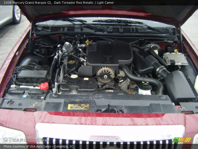 Dark Toreador Red Metallic / Light Camel 2006 Mercury Grand Marquis GS