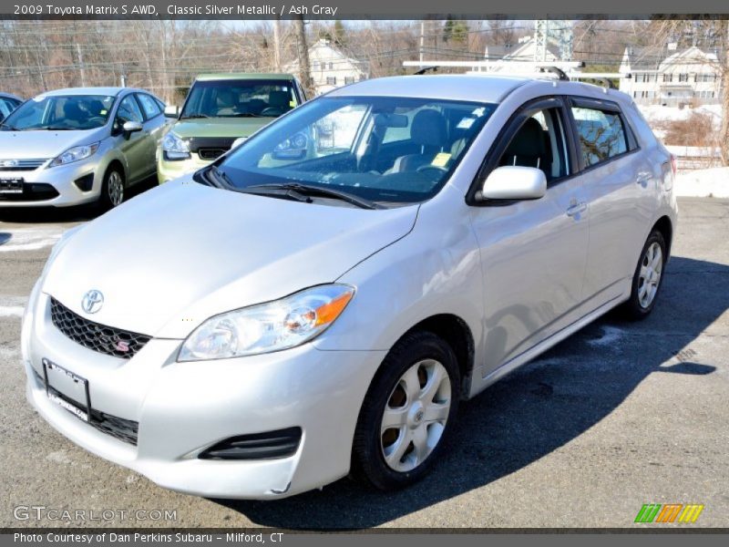 Classic Silver Metallic / Ash Gray 2009 Toyota Matrix S AWD