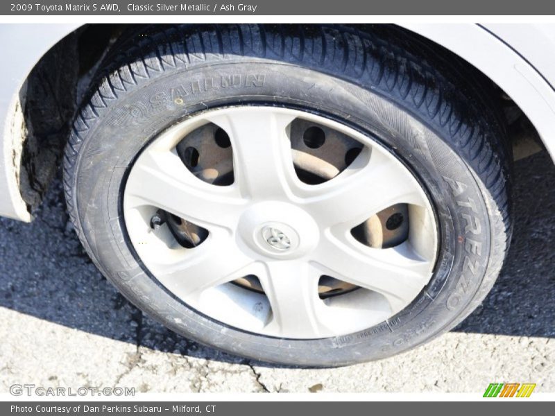 Classic Silver Metallic / Ash Gray 2009 Toyota Matrix S AWD