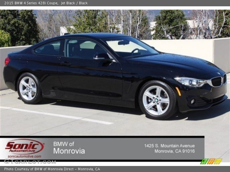 Jet Black / Black 2015 BMW 4 Series 428i Coupe