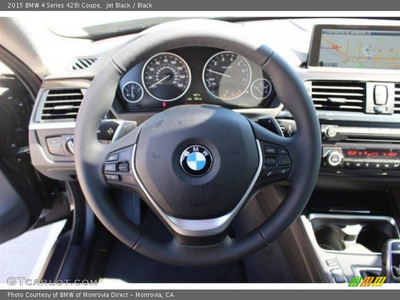 Jet Black / Black 2015 BMW 4 Series 428i Coupe