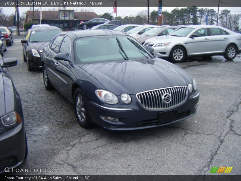 Dark Slate Metallic / Titanium 2009 Buick LaCrosse CX