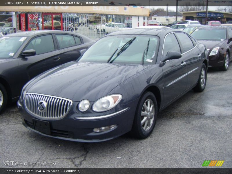 Dark Slate Metallic / Titanium 2009 Buick LaCrosse CX
