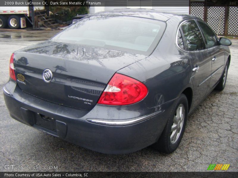 Dark Slate Metallic / Titanium 2009 Buick LaCrosse CX