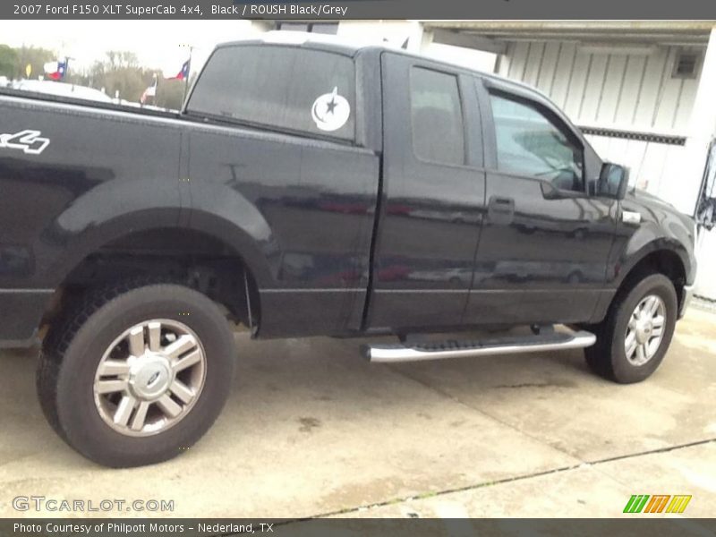 Black / ROUSH Black/Grey 2007 Ford F150 XLT SuperCab 4x4