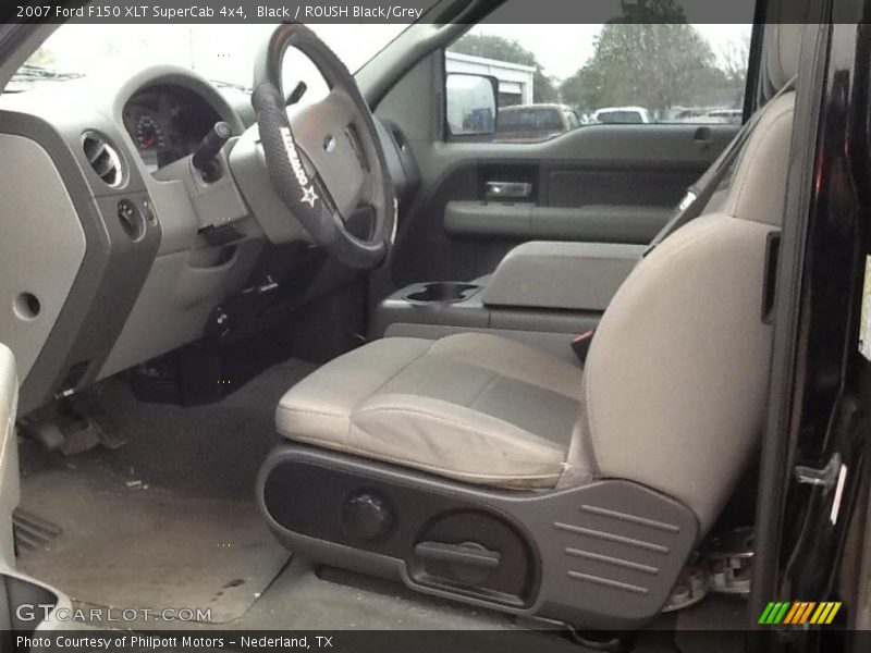 Black / ROUSH Black/Grey 2007 Ford F150 XLT SuperCab 4x4