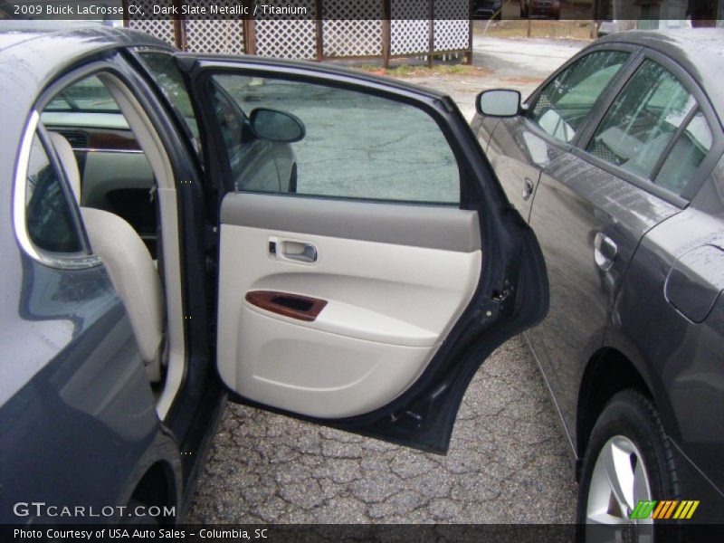 Dark Slate Metallic / Titanium 2009 Buick LaCrosse CX
