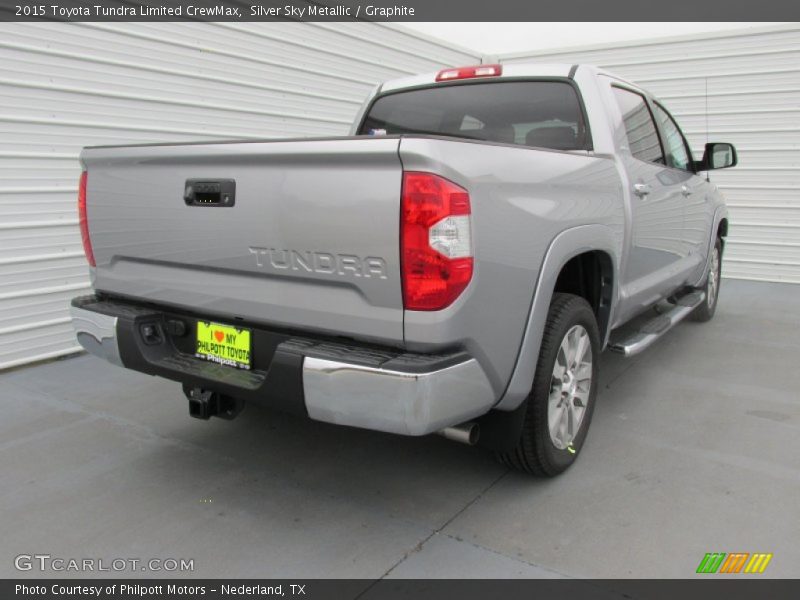 Silver Sky Metallic / Graphite 2015 Toyota Tundra Limited CrewMax