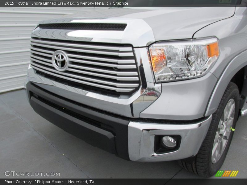 Silver Sky Metallic / Graphite 2015 Toyota Tundra Limited CrewMax