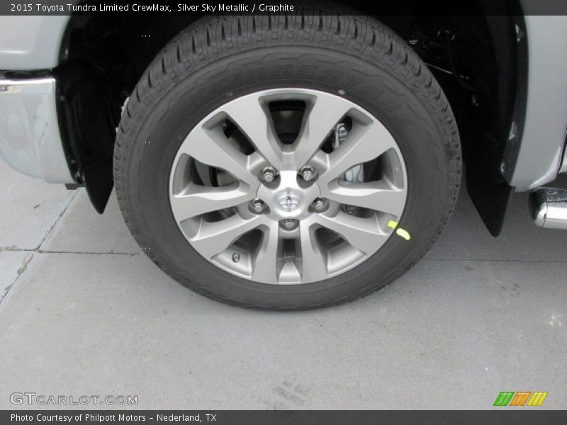 Silver Sky Metallic / Graphite 2015 Toyota Tundra Limited CrewMax