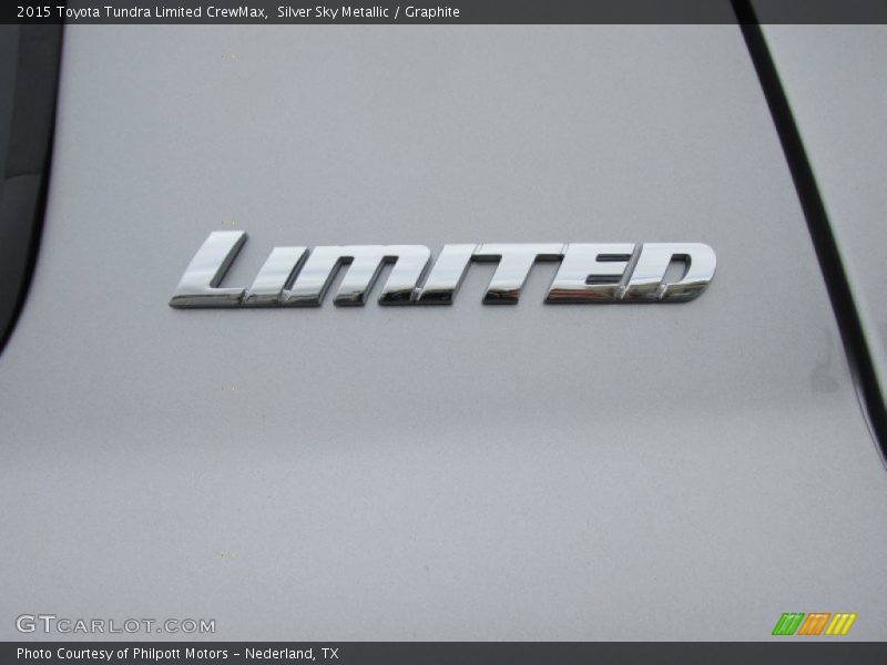 Silver Sky Metallic / Graphite 2015 Toyota Tundra Limited CrewMax