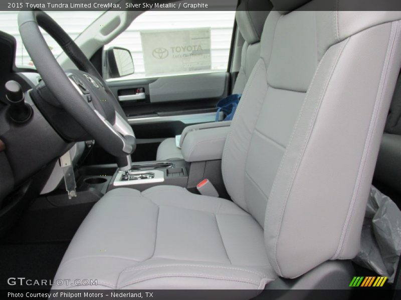 Silver Sky Metallic / Graphite 2015 Toyota Tundra Limited CrewMax