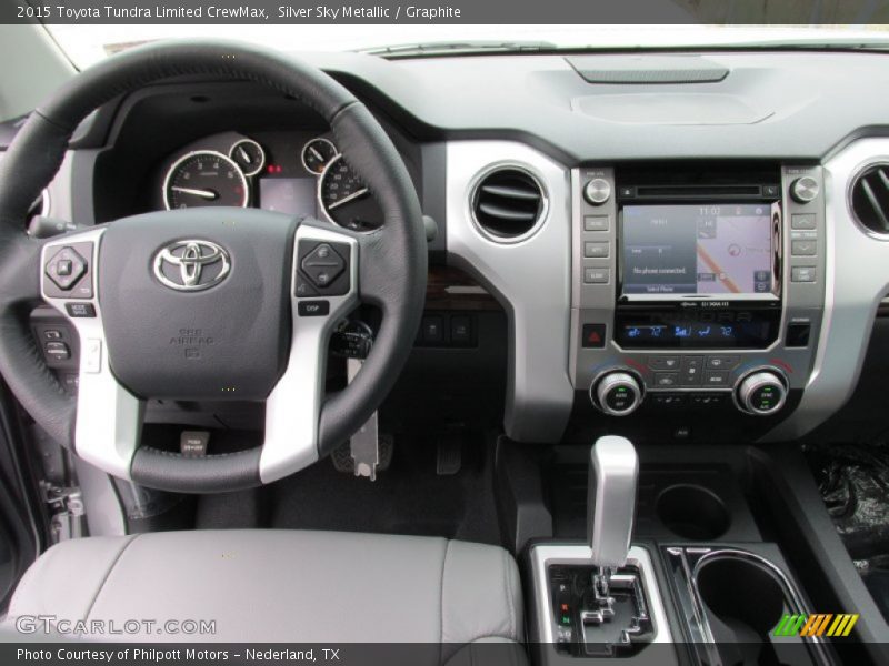 Dashboard of 2015 Tundra Limited CrewMax