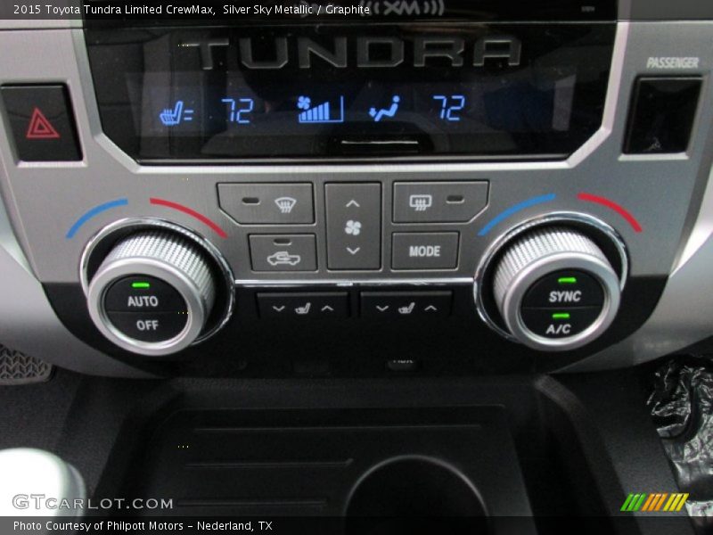 Controls of 2015 Tundra Limited CrewMax