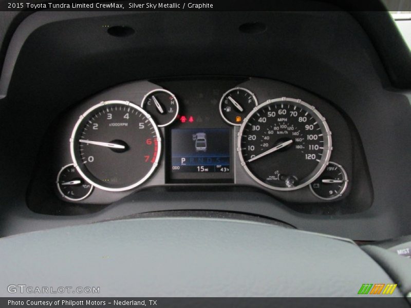  2015 Tundra Limited CrewMax Limited CrewMax Gauges