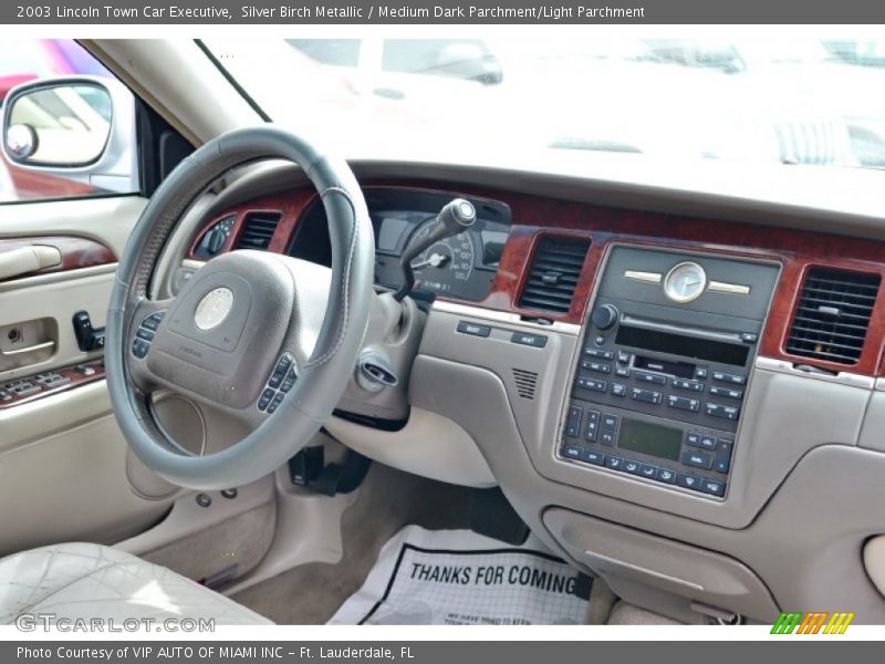 Dashboard of 2003 Town Car Executive