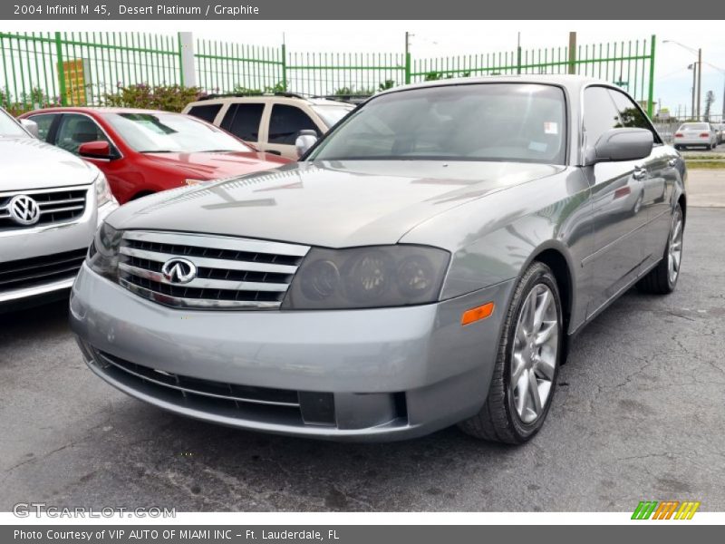Desert Platinum / Graphite 2004 Infiniti M 45