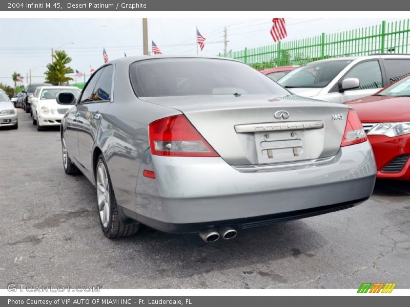 Desert Platinum / Graphite 2004 Infiniti M 45
