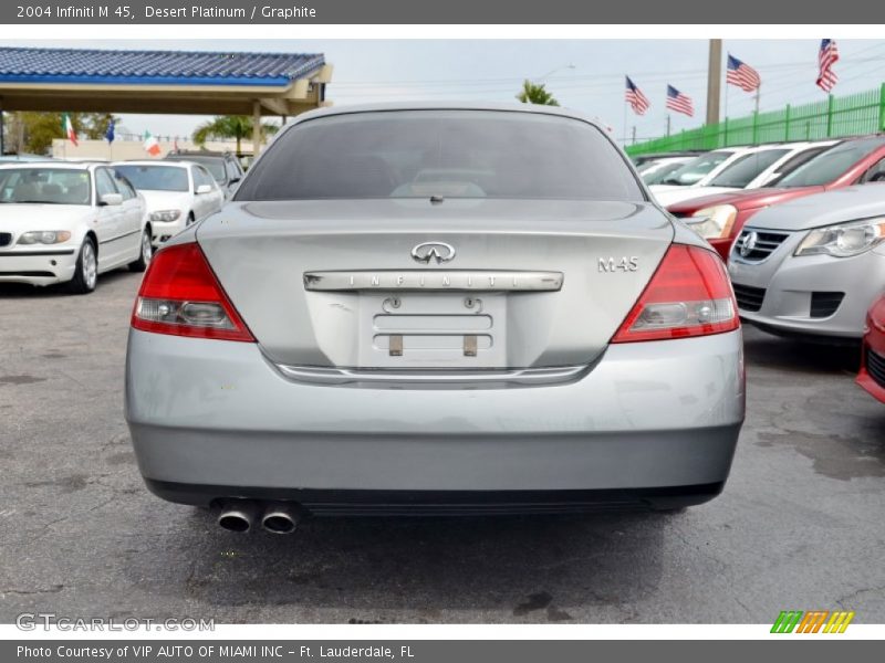 Desert Platinum / Graphite 2004 Infiniti M 45