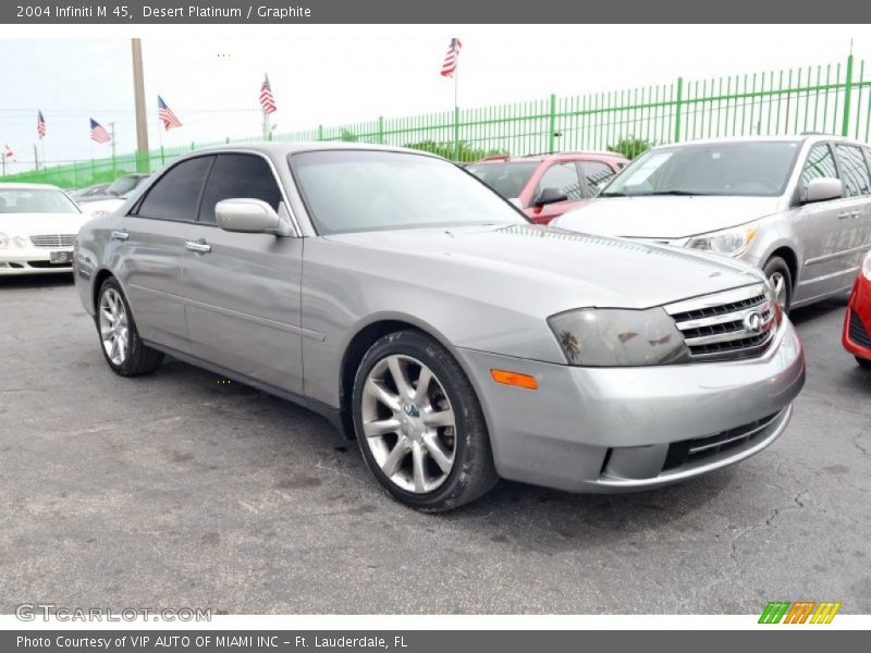 Desert Platinum / Graphite 2004 Infiniti M 45