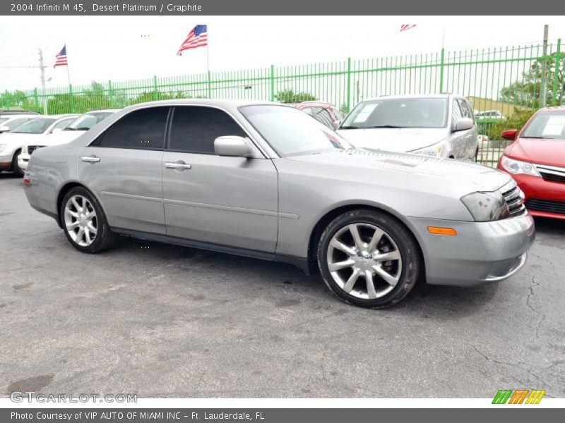 Desert Platinum / Graphite 2004 Infiniti M 45
