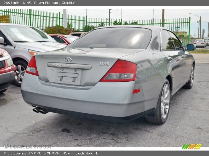 Desert Platinum / Graphite 2004 Infiniti M 45
