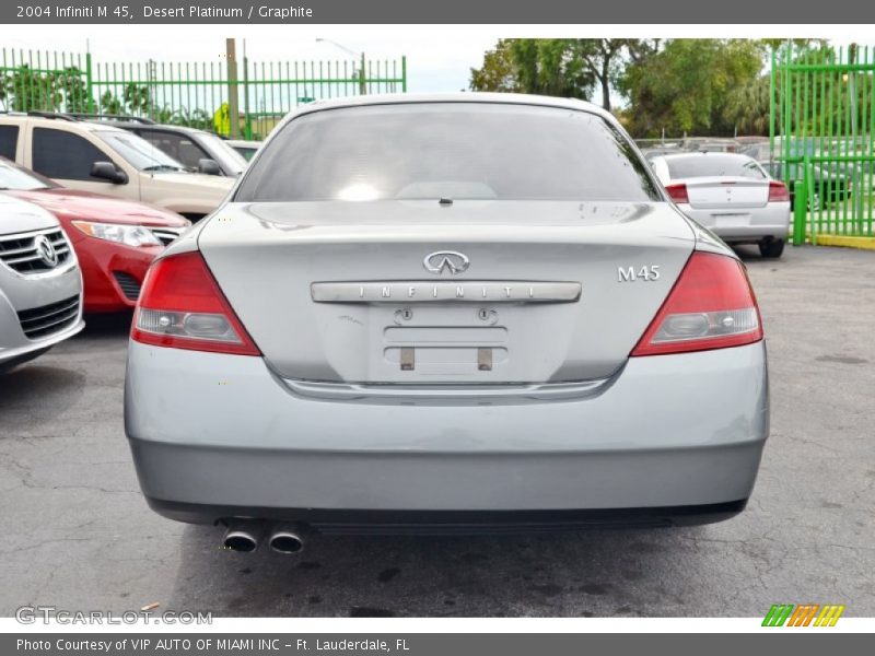 Desert Platinum / Graphite 2004 Infiniti M 45