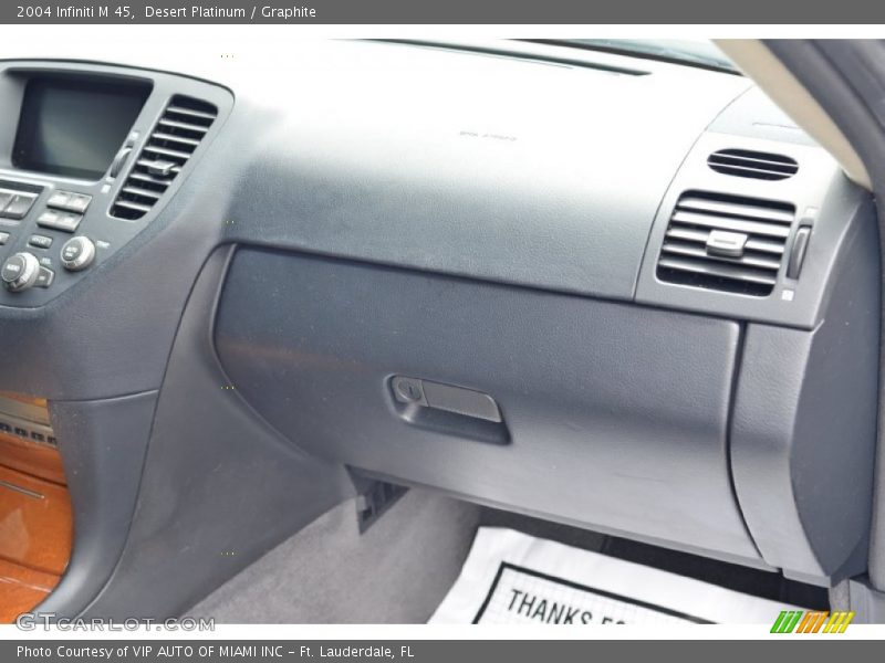 Desert Platinum / Graphite 2004 Infiniti M 45