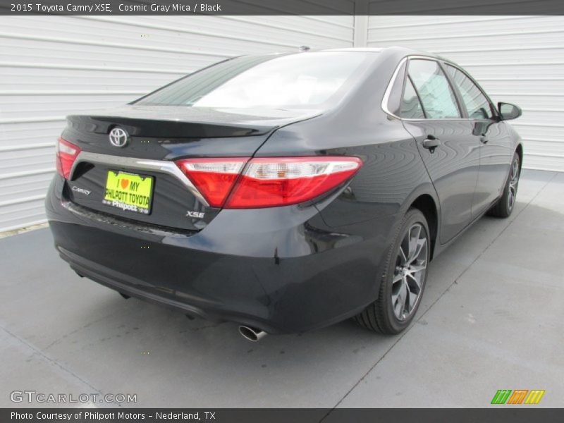 Cosmic Gray Mica / Black 2015 Toyota Camry XSE