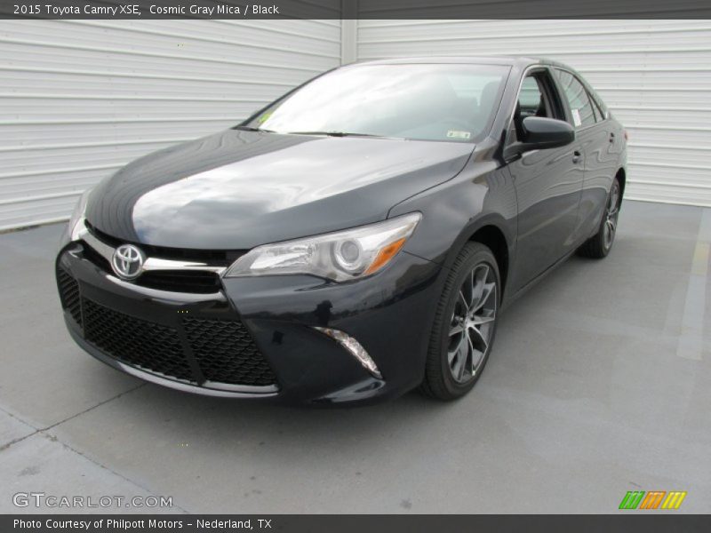 Cosmic Gray Mica / Black 2015 Toyota Camry XSE