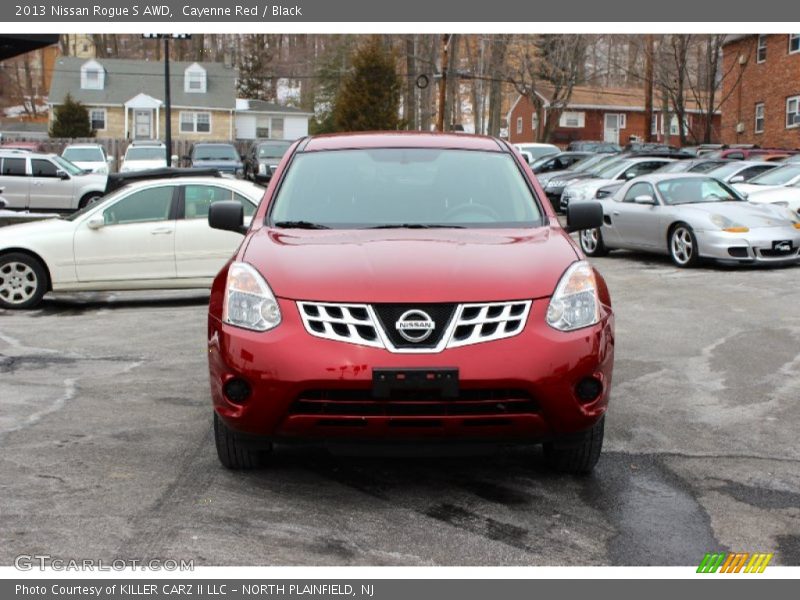 Cayenne Red / Black 2013 Nissan Rogue S AWD