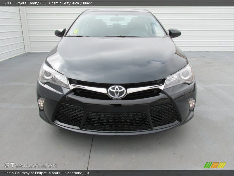 Cosmic Gray Mica / Black 2015 Toyota Camry XSE
